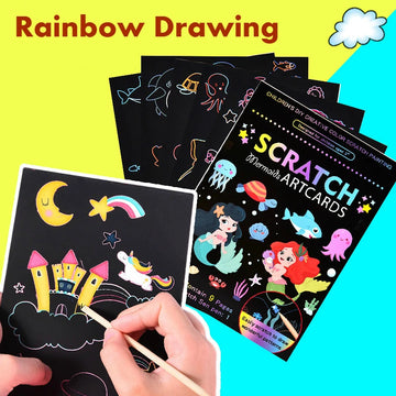 Rainbow Spark Scratch Set